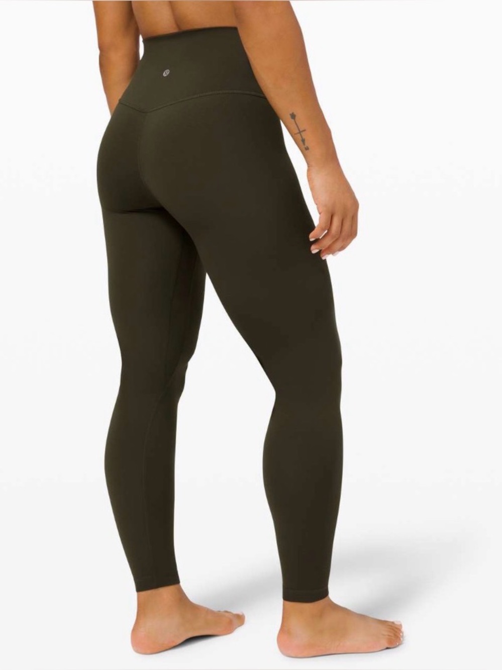 Lululemon Align High-Rise Pant 28 Dark Olive Green Leggings Size 6